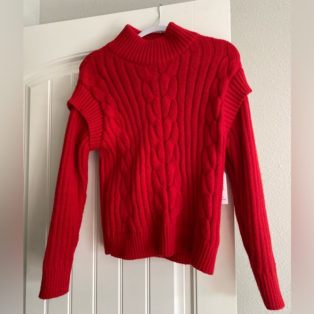 Time and Tru Red Sweater